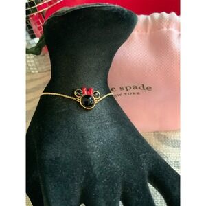 Kate Spade New York Minnie Mouse Goldtone  Bracelet